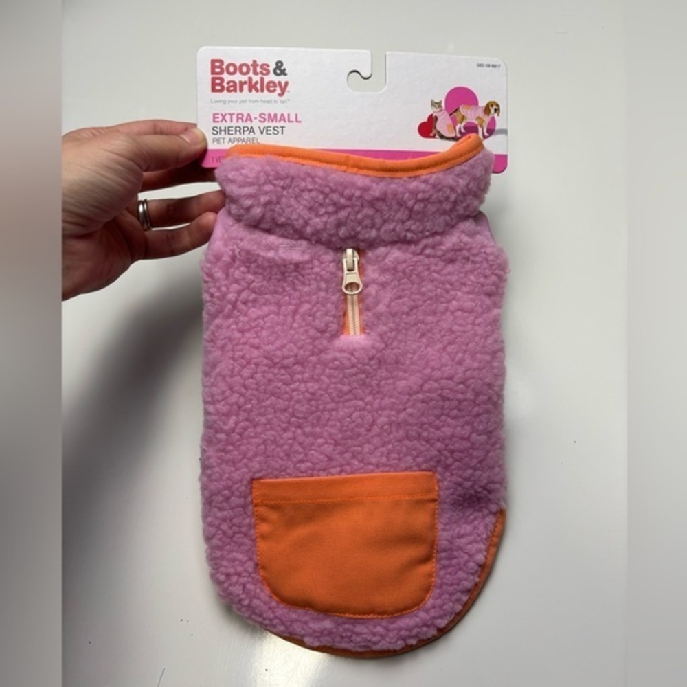 Boots & Barkley sherpa vest extra small
